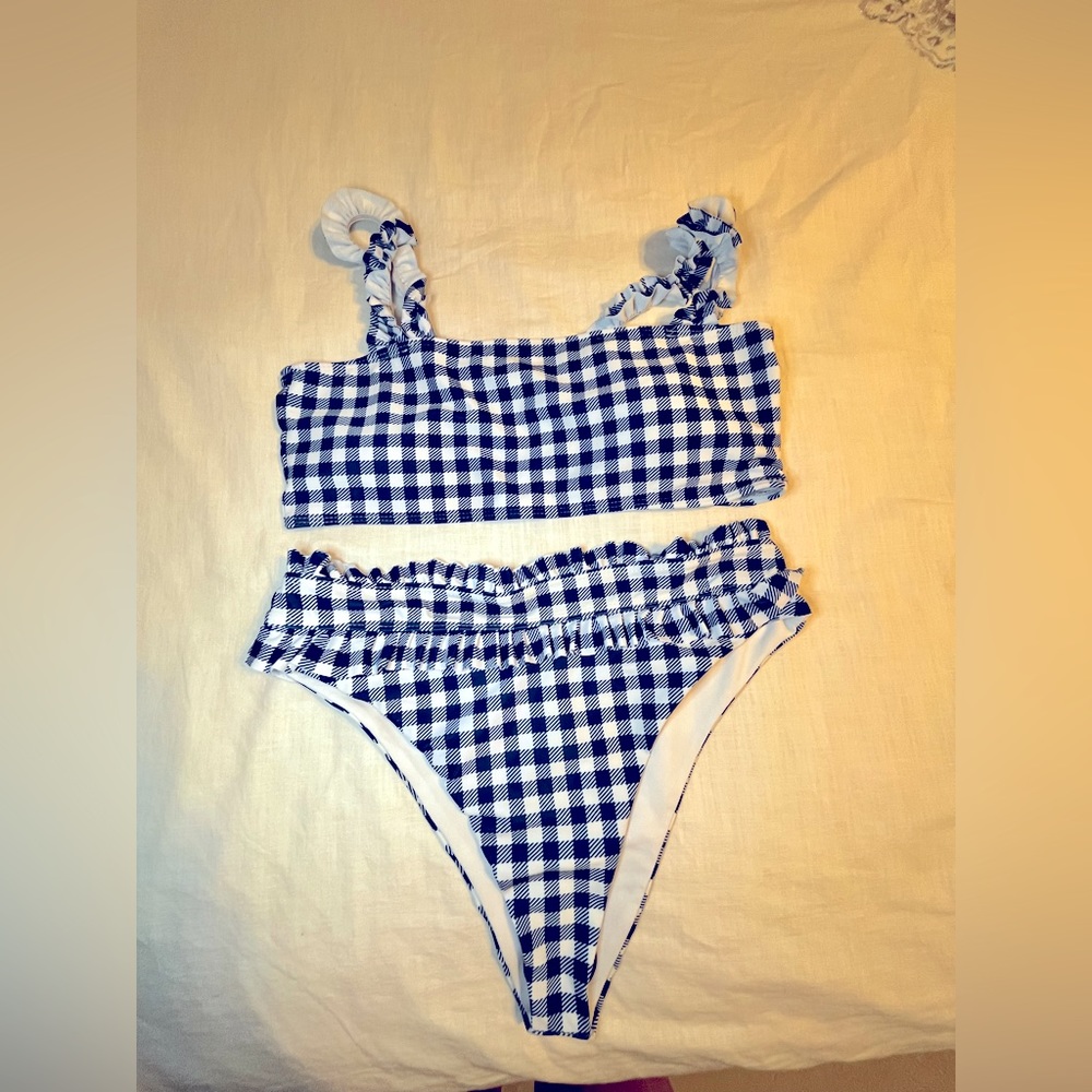 Gingham Bikini Bathing Suit